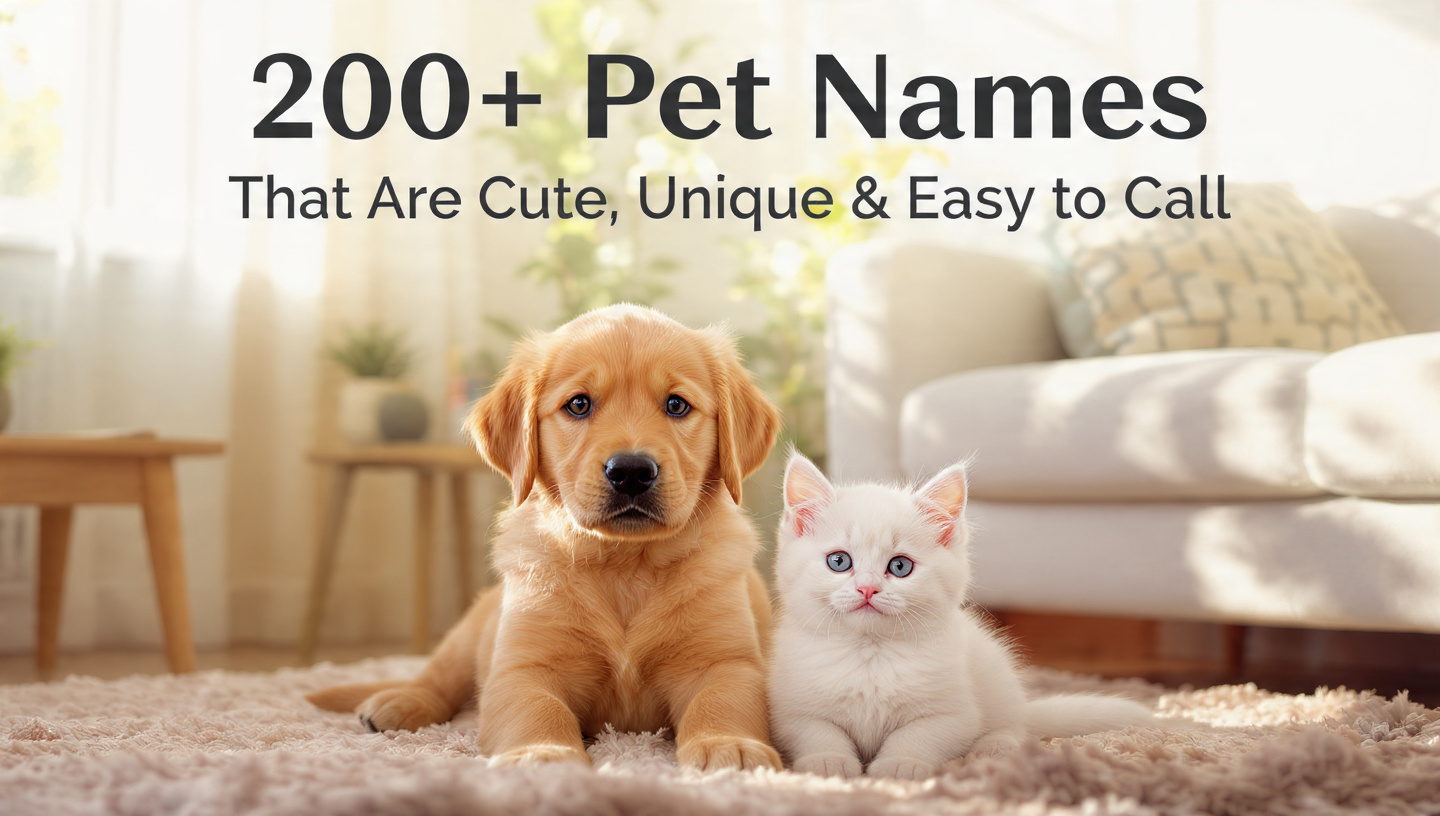 200+ Pet Names That Are Cute