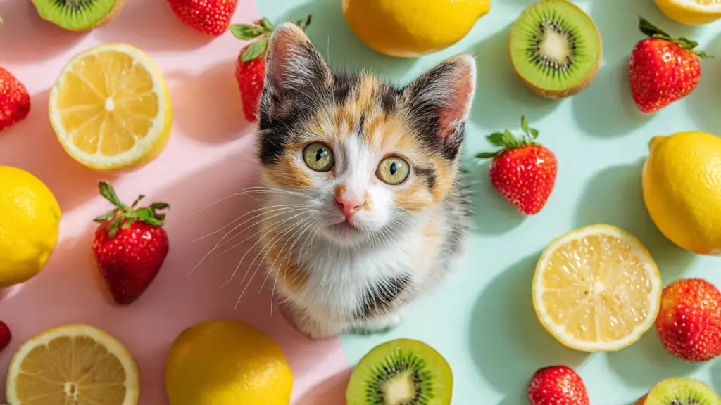 Fruit-Inspired Cat