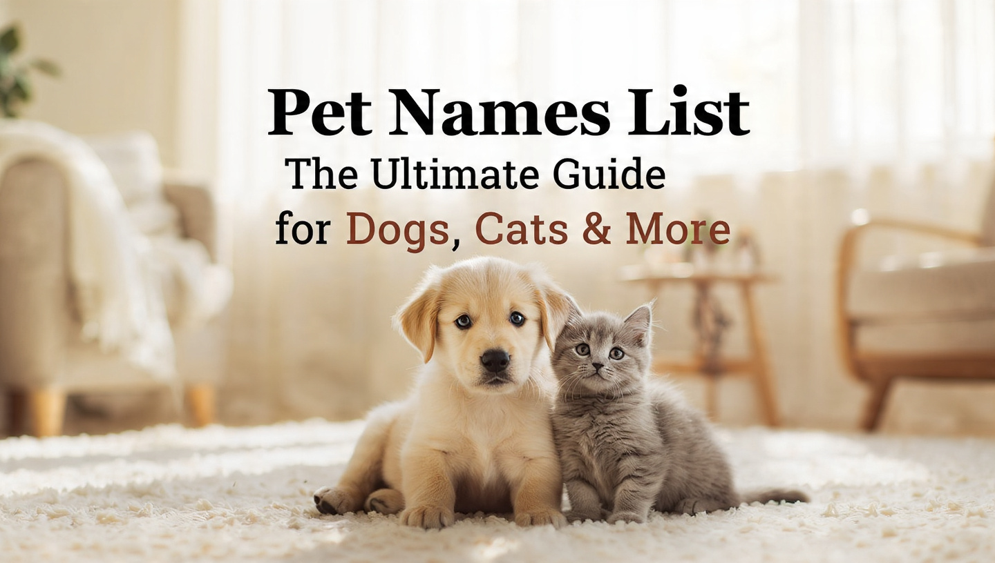 Pet Names List